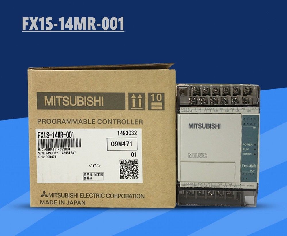 Brand New MITSUBISHI PLC FX1S-14MR-001 In Box FX1S14MR001