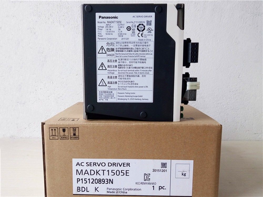 Original New PANASONIC AC Servo drive MADKT1505E in box