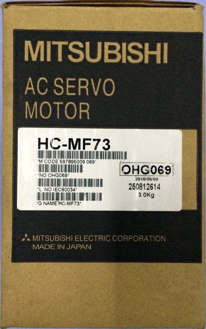 BRAND NEW Mitsubishi Servo Motor HC-MF73 HC-MF73K IN BOX HCMF73K