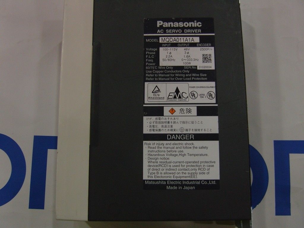 70% NEW Panasonic AC servo drive MQDA011A1A in box
