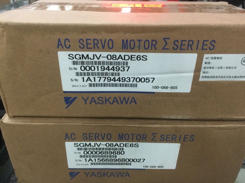 NEW YASKAWA AC SERVO MOTOR SGMJV-08ADE6S SGMJV08ADE6S in box (by DHL)