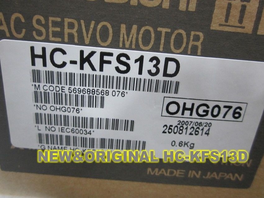 NEW&ORIGINAL Mitsubishi servo motor HC-KFS13D HCKFS13D in box