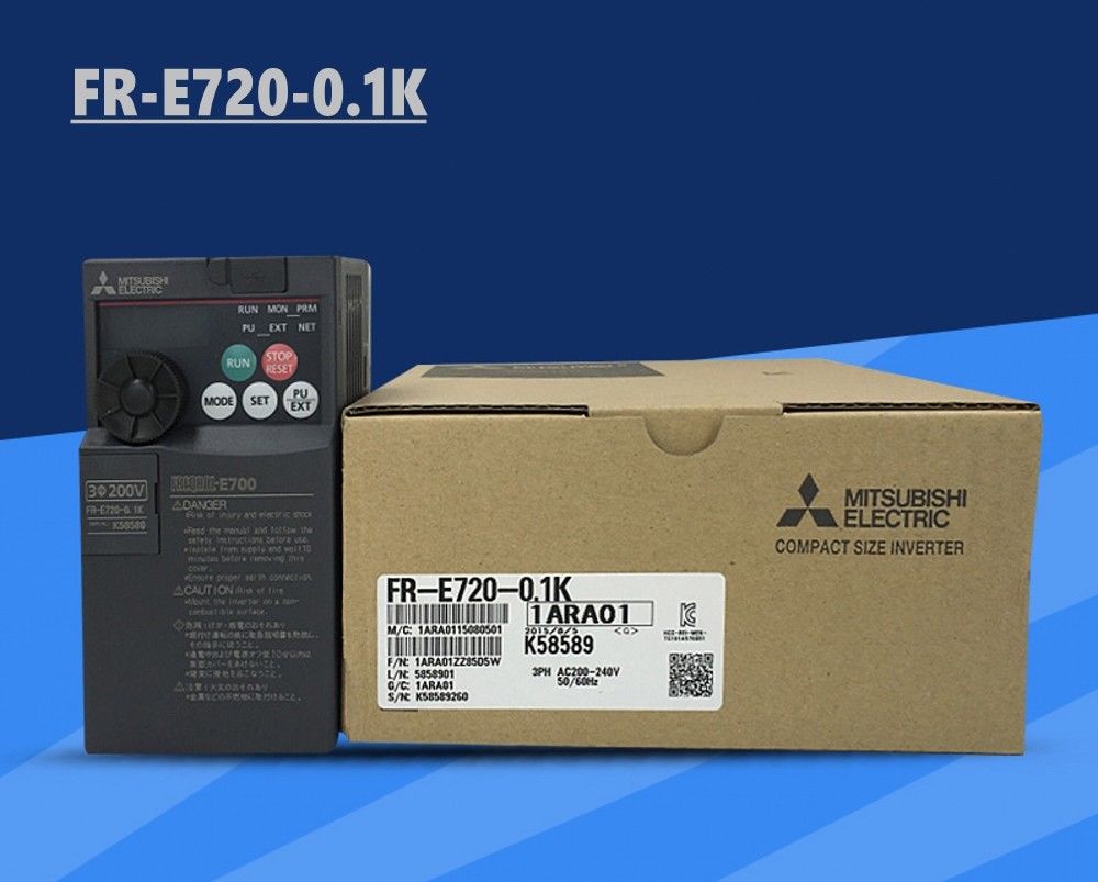 BRAND New MITSUBISHI inverter FR-E720-0.1K In Box FRE7200.1K