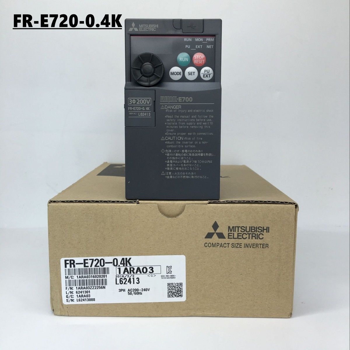 Brand New MITSUBISHI inverter FR-E720-0.4K In Box FRE7200.4K