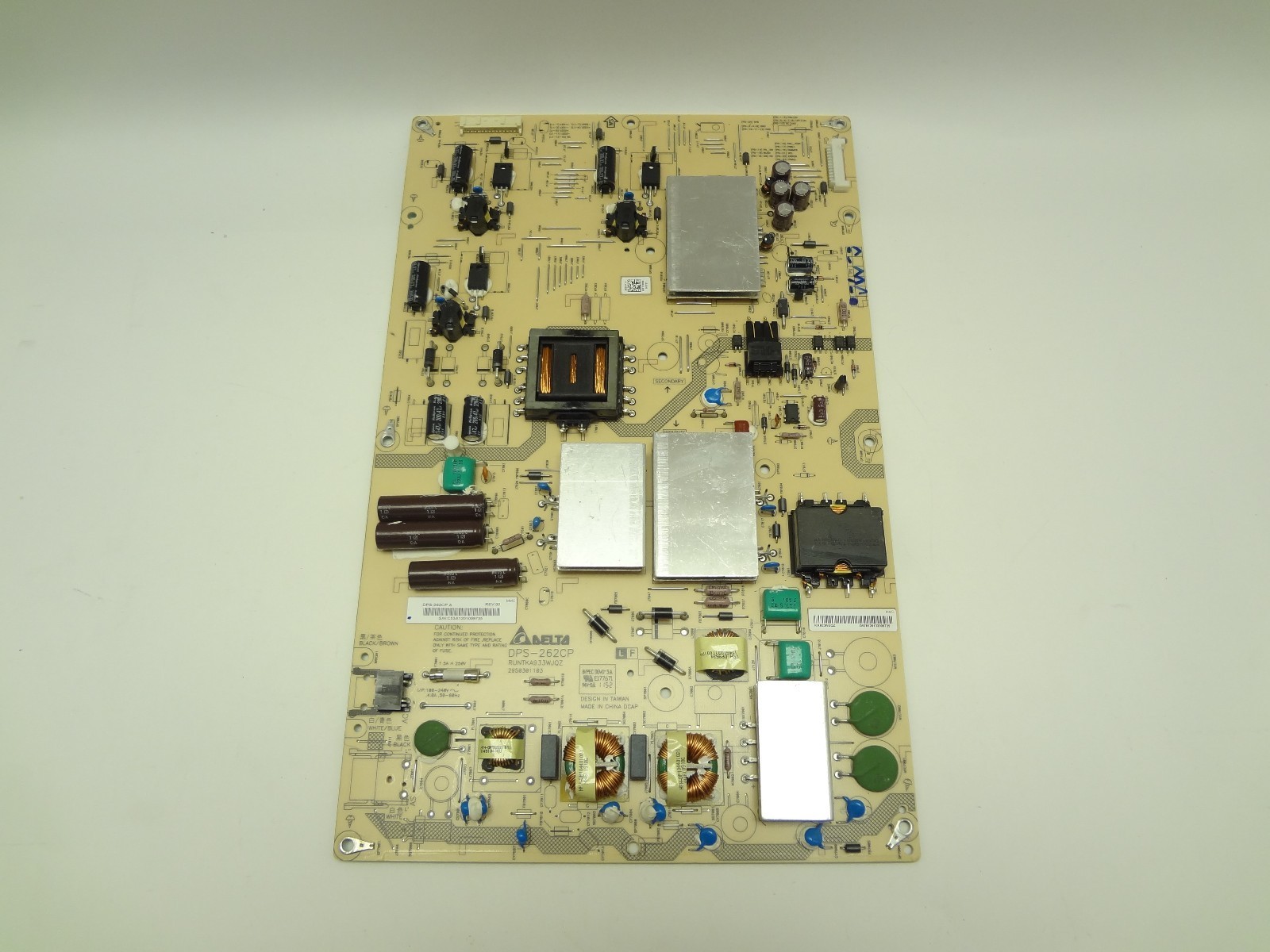 Sharp 70" LC-70LE640U DPS-262CP LCD LED Power Supply Board RUNTKA933WJQZ